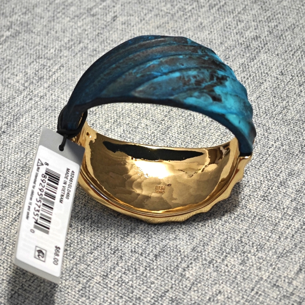 Robert Lee Morris SOHO statement hinged bangle bracelet